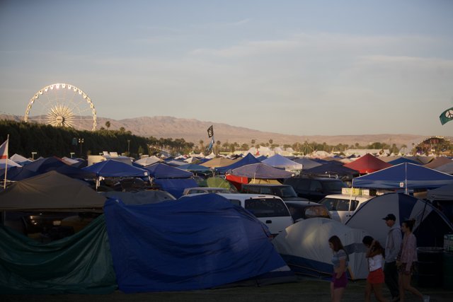 Exploring Coachella's Tent City
