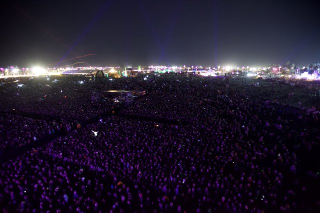 Coachella's Night Sky Lights Up with a Sea of People