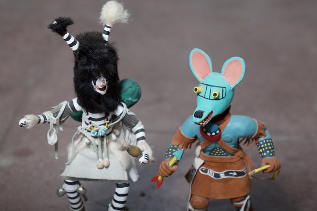 Costumed Entertainers in Miniature