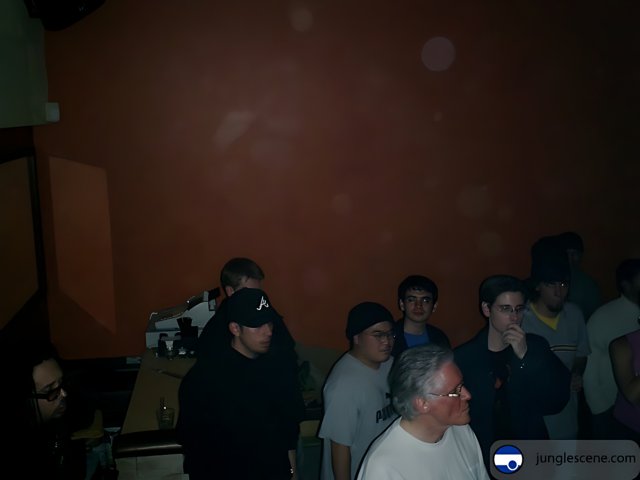 Group of Friends at an Urban Nightclub