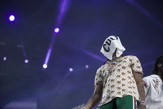 Masked Performer Shines in Spotlight