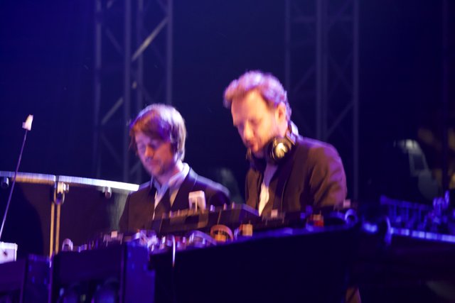 Two Men in Suits Rocking the Stage at 2010 Coachella Saturday