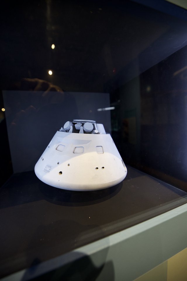 NASA Orion Spacecraft Capsule Model on Display