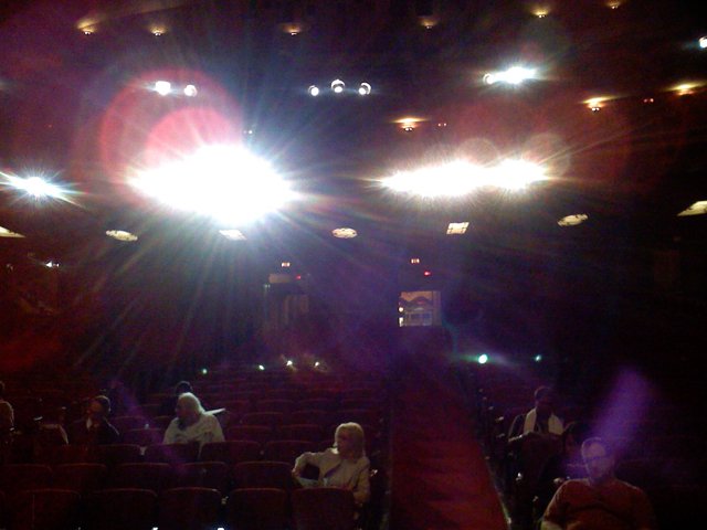 Big crowd in a Cinematic Auditorium