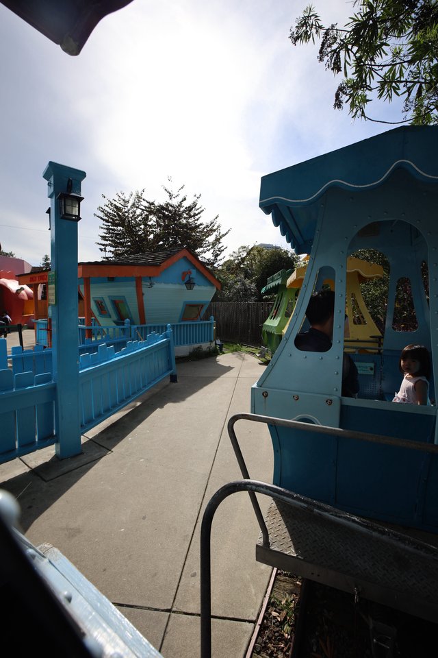 Whimsical Village Path at Storybook Land Canal Boats
