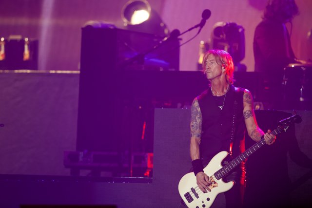 Duff McKagan Rocks Coachella Stage with Guitar and Tattoos