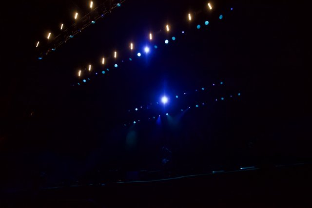 Blue Light Stage Performance