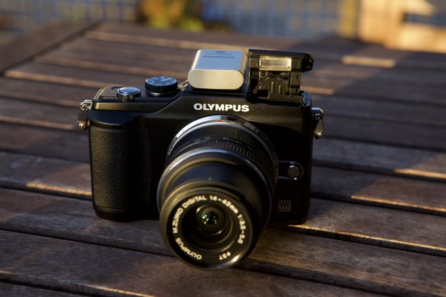Olympus PEN2 Camera with Hardwood Strap