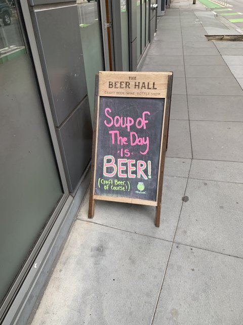 Soup of the Day: Beer!