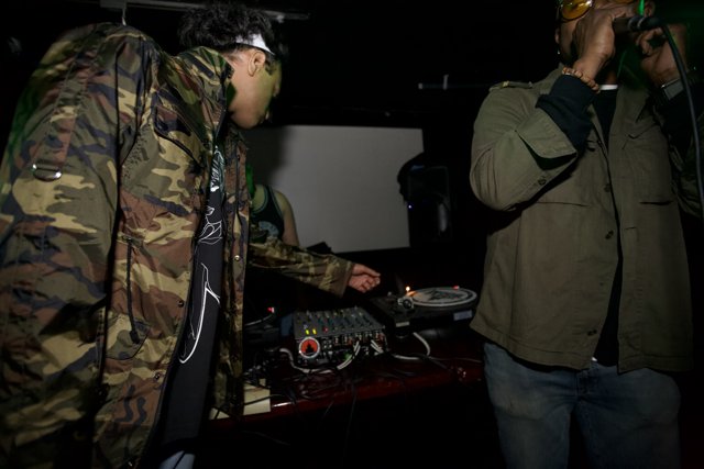 DJing in Camouflage