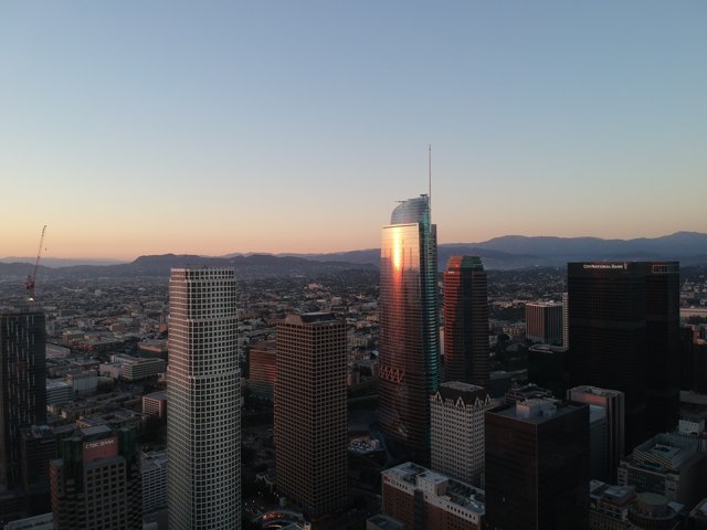 View from the Top of LA Tower