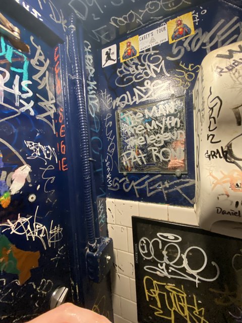 Graffiti Art in San Francisco Bathroom