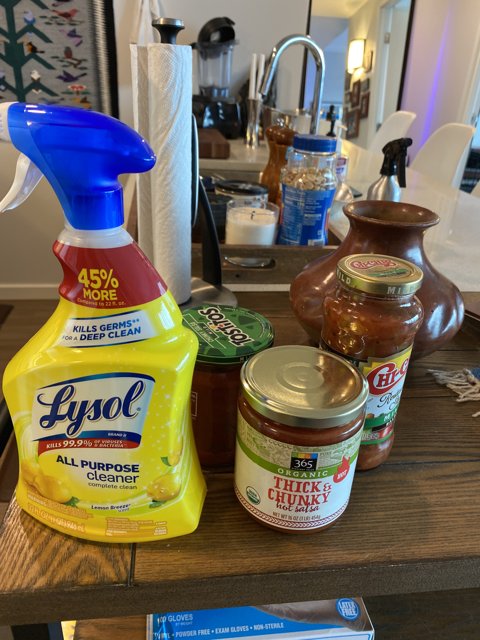 Condiments and Cleaner