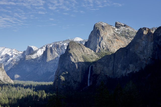 Winter Light on Yosemite Valley's Granite Peaks