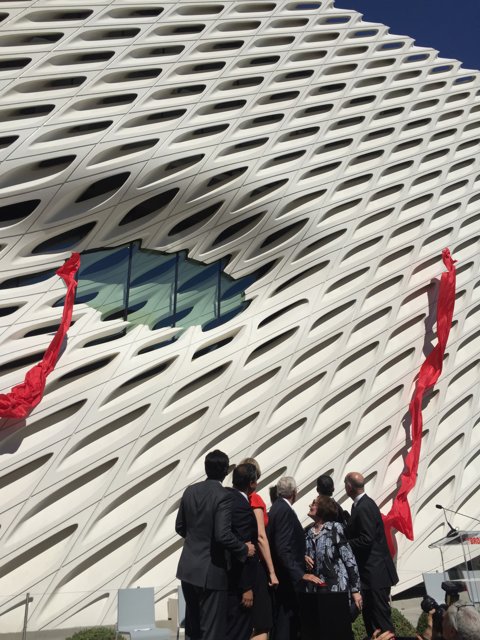 Ribbon Cutting Ceremony at The Broad