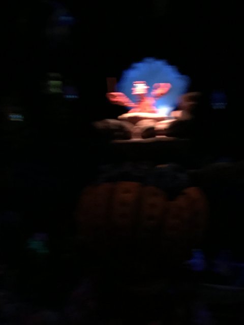 Illuminated Pumpkin in Disney California Adventure Park