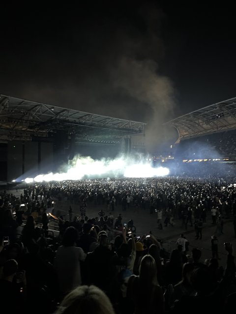 Smoke-Infused Rock Concert