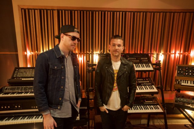 Two Men in a Recording Studio