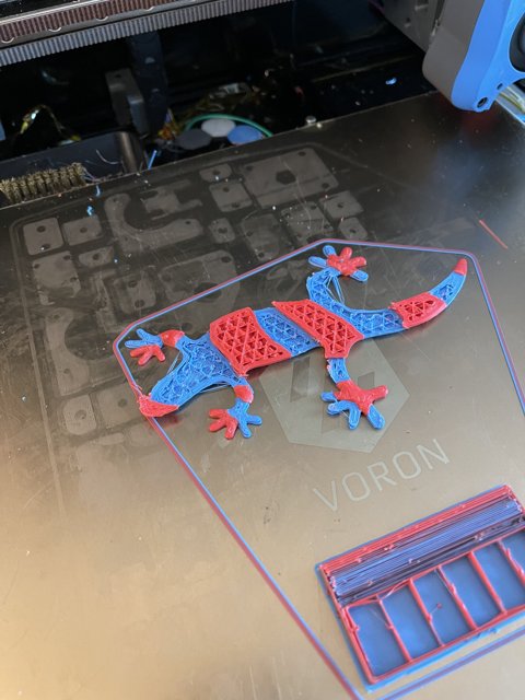 3D Printed Lizard