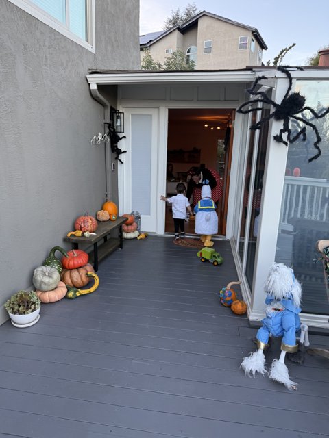 Halloween Adventures on the Porch