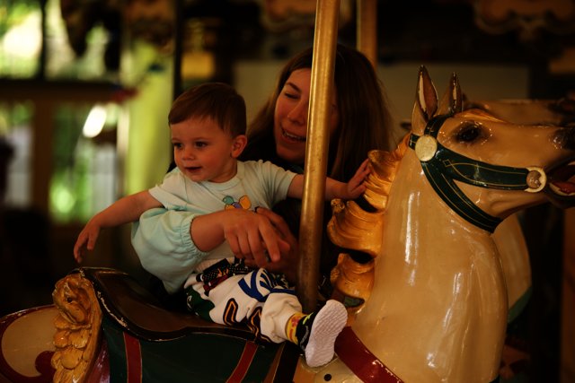 Whirl of Delight at the SF Zoo Carousel