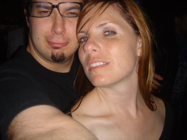 Couple Close-Up Portrait at Nightlife Venue 2004