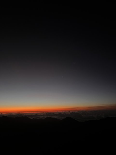 Sunset Over Mauna Kea