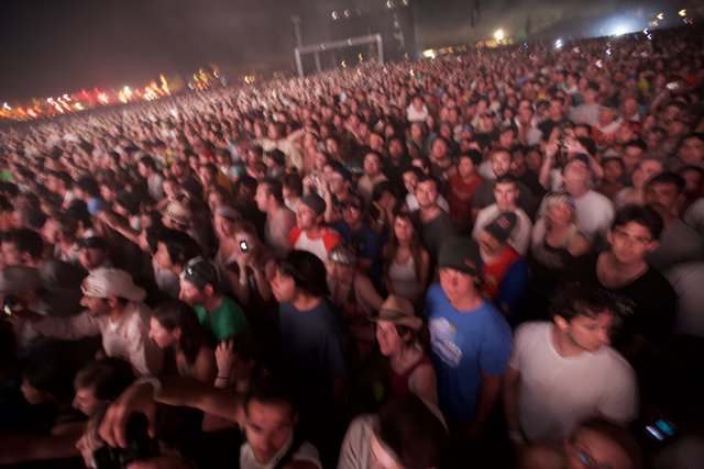 Crowd's night out at Coachella