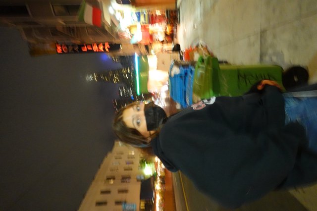 Night Street Photography with Motion Blur
