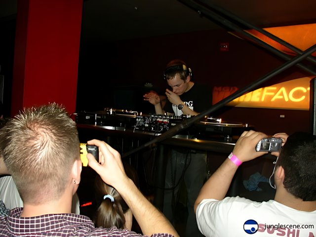 Club Performance with the DJ at Hush Hush Night Club