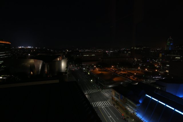 Night-time View of Urban Metropolis