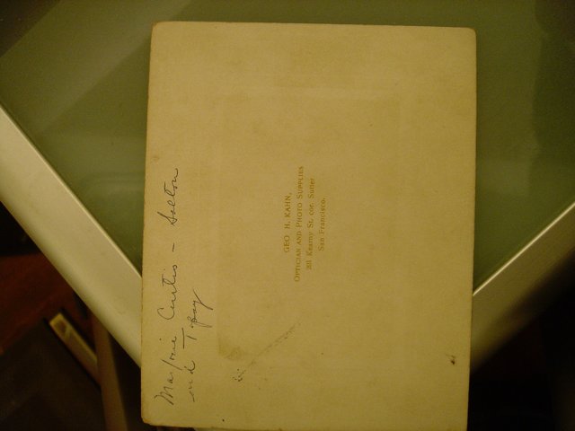 Handwritten Note on a White Envelope