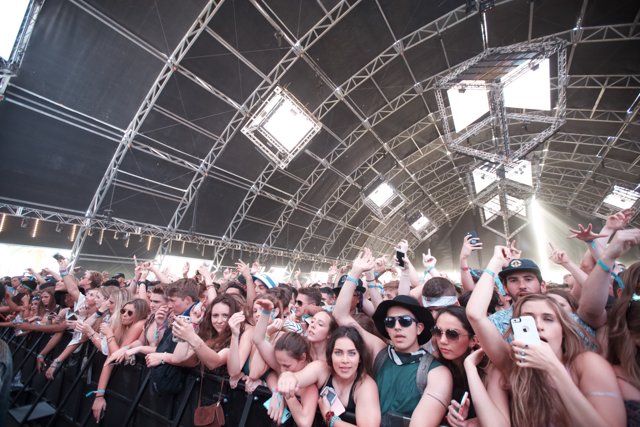 Sunglasses and Phones Galore at Coachella Music Festival