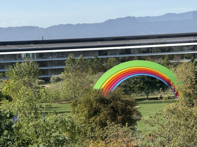 Rainbow Over Apple Park