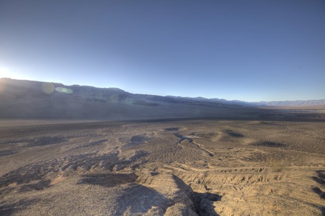 Aerial View of the Vast Death Valley Desert