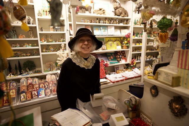 Shopkeeper at Charming Santa Fe Gift Store