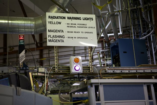 Education Warning Lights in a Factory