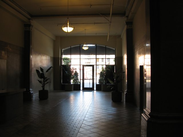 Entrance to the Barcamp 2 Building
