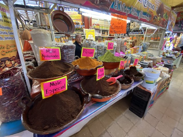 Spices Galore in Mercado de Coyoacan
