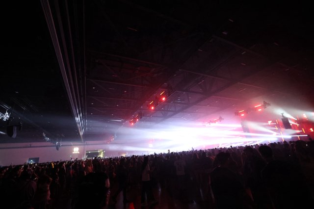 Massive Laser Light Show at Wobbleland 2026