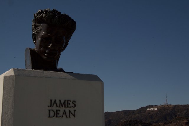 James Dean Monument at the Hollywood Hills