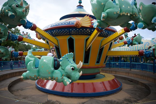 Dino-Spin Extravaganza at Disneyworld Animal Kingdom