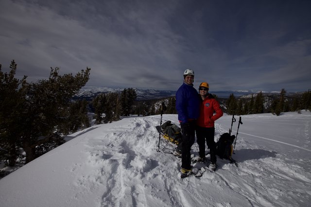 Summit Smiles at Lake Tahoe in Winter