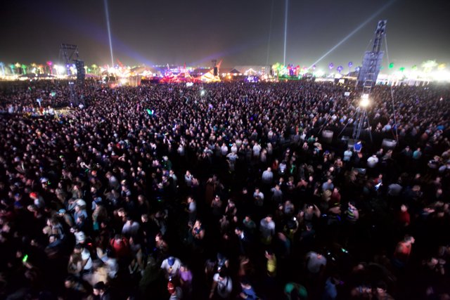 Coachella Nightlife: A Sea of People