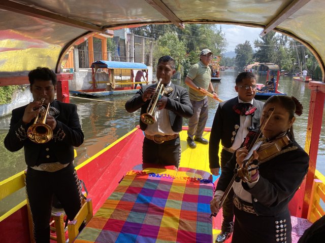 Serenading on the Xochimilco River