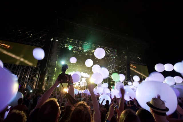 Balloon Glow at Coachella
