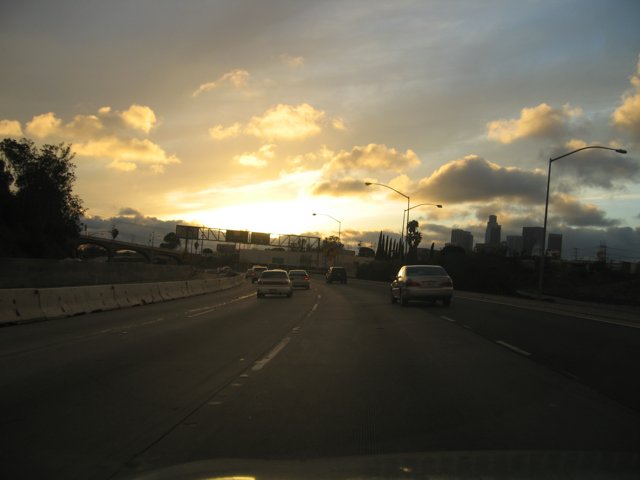 Freeway Sunset Drive