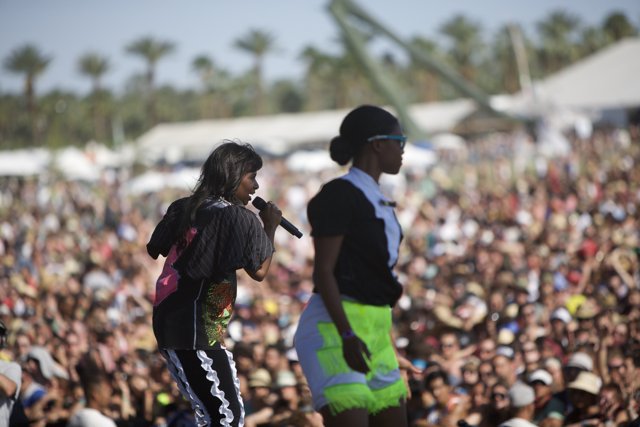 Neon Duo Takes Over Coachella Stage