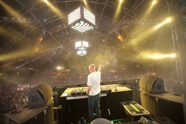 DJ Lights Up the Crowd at Coachella