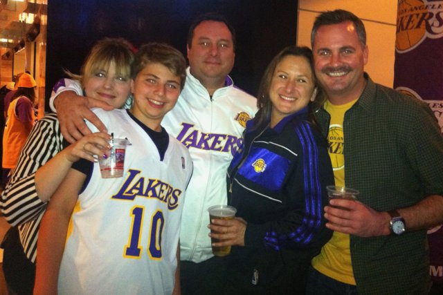 Cherished Family Night at Lakers Game